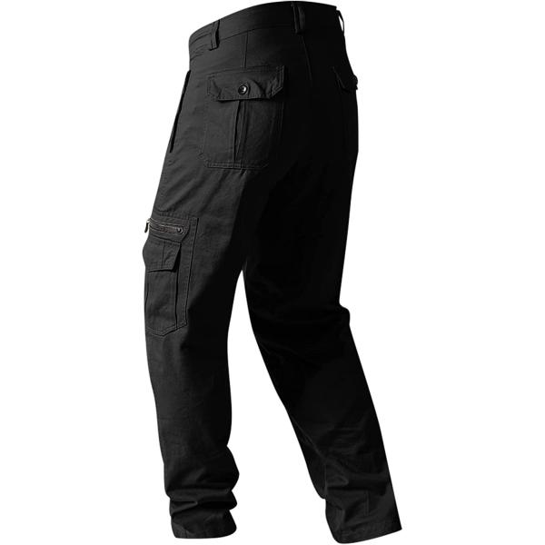 Men's Hiking Cargo Pants with Pockets Straight Joggers Cargo Work Pants for Men Solid Color Outdoor Work Trousers