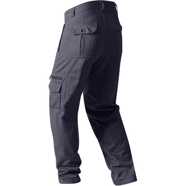 YKARITIANNA Men Outdoor Cargo Pant Relaxed Fit Sport Pants Lightweight Tactical Pant Hiking Jogger with Zipper Multi-Pocket