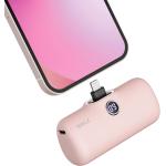 iWALK LinkPod Portable Charger 4800mAh Power Bank PD Fast Charging Small Docking Battery with LED Display Compatible with iPhone 14/14 Pro Max/13/13 Pro Max/12/12 Pro/11/X/8/7/6,Purple