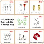 GOANDO Fishing Lures Kit for Freshwater Bait Tackle Kit for Bass Trout Salmon Fishing Accessories Tackle Box Including Spoon Lures Soft Plastic Worms Crankbait Jigs Fishing Hooks