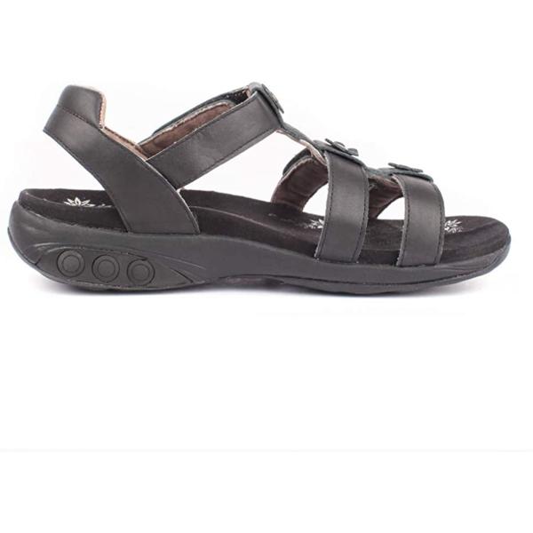 Therafit Claire Women's Leather Gladiator Adjustable Sandal - for Plantar Fasciitis/Foot Pain