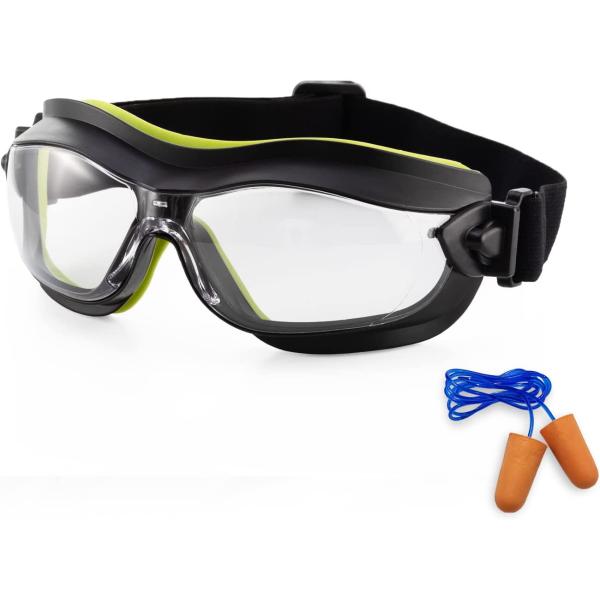 3 Packs of PTCOL Safety Goggles Anti Fog & Scratch Eye Goggles Safety Protection Lab Goggles Chemistry For Men that Protective Eyewear With Clear Lens