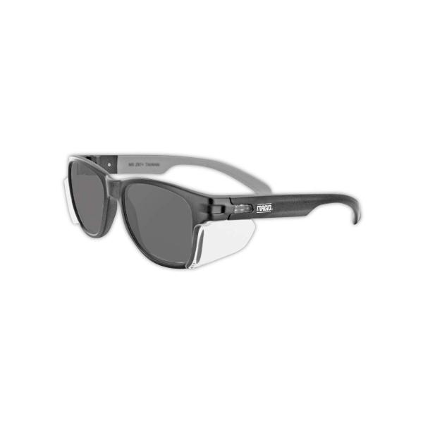 Magid Glove & Safety Iconic Y50 Design Series Safety Glasses with Side Shields DualPak, Clear & Grey Lens (2 Pair)