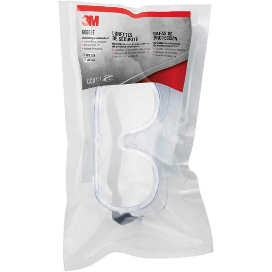 3M Chemical Splash/Impact Goggle, 1 -Pack
