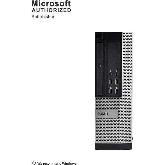 Dell Optiplex 9020 Small Form Factor Desktop with Intel Core i7-4770 Upto 3.9GHz, HD Graphics 4600 4K Support, 32GB RAM, 1TB SSD, DisplayPort, HDMI, Wi-Fi, Bluetooth - Windows 10 Pro (Renewed)