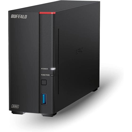 BUFFALO LinkStation 210 4TB 1-Bay NAS Network Attached Storage with HDD Hard Drives Included NAS Storage That Works as Home Cloud or Network Storage Device for Home
