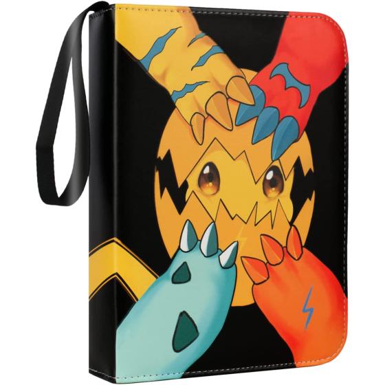 FOYEGA Card Binder for Game Cards Binder 4-Pocket ， 440 Pockets Games Collection Binder Card Holder Storage Carrying Case，Fit for TCG Yugioh Trading Cards，Toys Gifts for Boys Girls