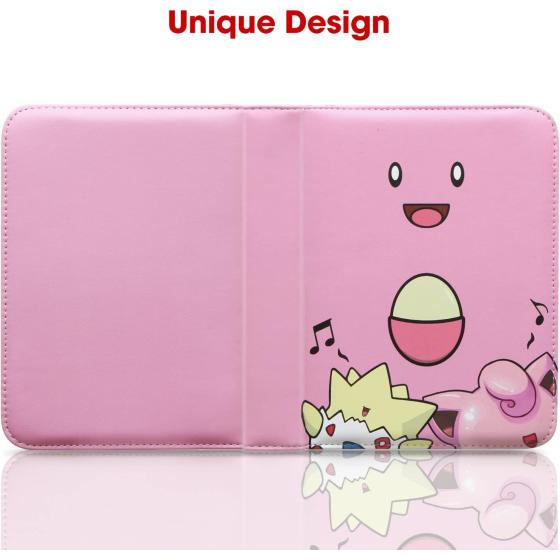 Bheddi Trading Cards Binder for PTCG Cards [Superior] Card Collectors Album Holder-Holds 400 cards, for Boys Girls Gift (Cute Version)