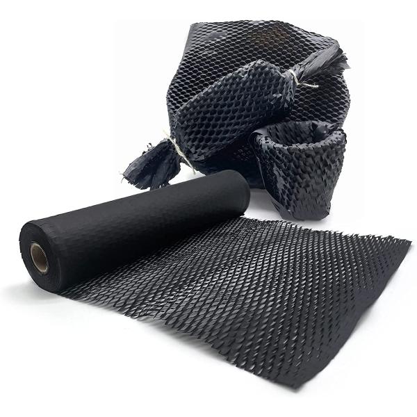 Honeycomb Packing Paper, 15" x 131' Honeycomb Cushioning Wrap Roll for Moving Shipping Packaging Gifts, Recyclable Honeycomb Paper Moving Supplies Bubble Paper Wrapping Protective Roll