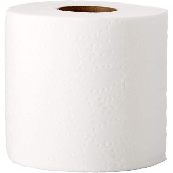 AmazonCommercial 2-Ply White Ultra Plus Individually Wrapped Toilet Paper/Bath Tissue|Bulk|Septic Safe|FSC Certified|400 Sheets per Roll (4.1" x 3.5" Sheet, 80 Count (Pack of 1)