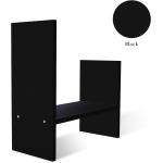 Jerry & Maggie - Desktop Organizer Office Storage Rack Adjustable Wood Display Shelf - Free Style Double H Display - True Natural Stand Shelf - Black