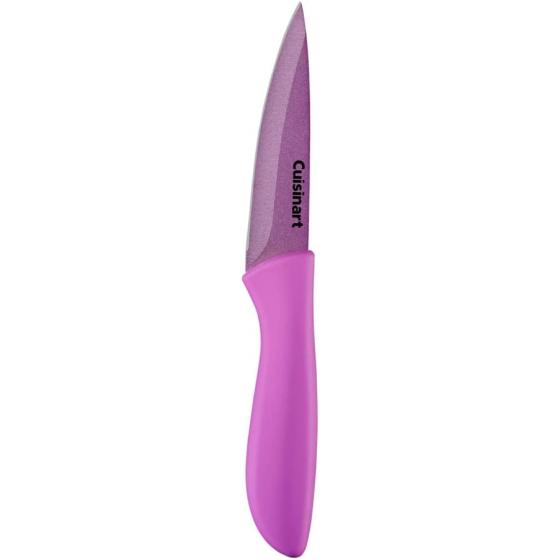 Cuisinart C55-12PCKSAM 12-Piece Ceramic Coated Stainless Steel Knives， Comes with 6-Blades and 6-Blade Guards， Color Coded to Reduce Risk of Cross Contamination， Jewel