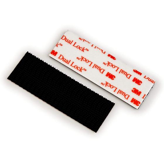 Scotch Mounting, Fastening & Surface Protection RF6731 Interlocking Fasteners 1 in x 3 in, Strips, 1"x3", Black, 2 Count