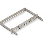 Officemate Prong Paper Fasteners， 2 inch Capacity， 2.75 inch Base， Box of 50 Complete Sets， (99852)， Silver